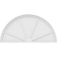 thumbnail image 3 of Ekena Millwork 54"W x 27"H x 2"P Half Round 4 Spoke Architectural Grade PVC Pediment, 3 of 7