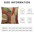 thumbnail image 6 of Awypu Throw Pillow Cover Colorful Circle Modern Bubbles Tan Circles Throw Pillow Case Cushion Cover Couch Sofa Decorative Square,2 Pcs, 6 of 6