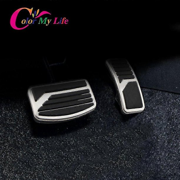 Color My Life Stainless Steel Car Pedal Pad Cover At Mt Pedals For Mitsubishi Asx Outlander Lancer Ex Eclipse Cross Pajero