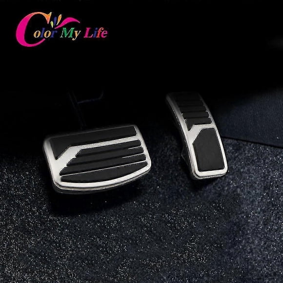 Color My Life Stainless Steel Car Pedal Pad Cover At Mt Pedals For Mitsubishi Asx Outlander Lancer Ex Eclipse Cross Pajero