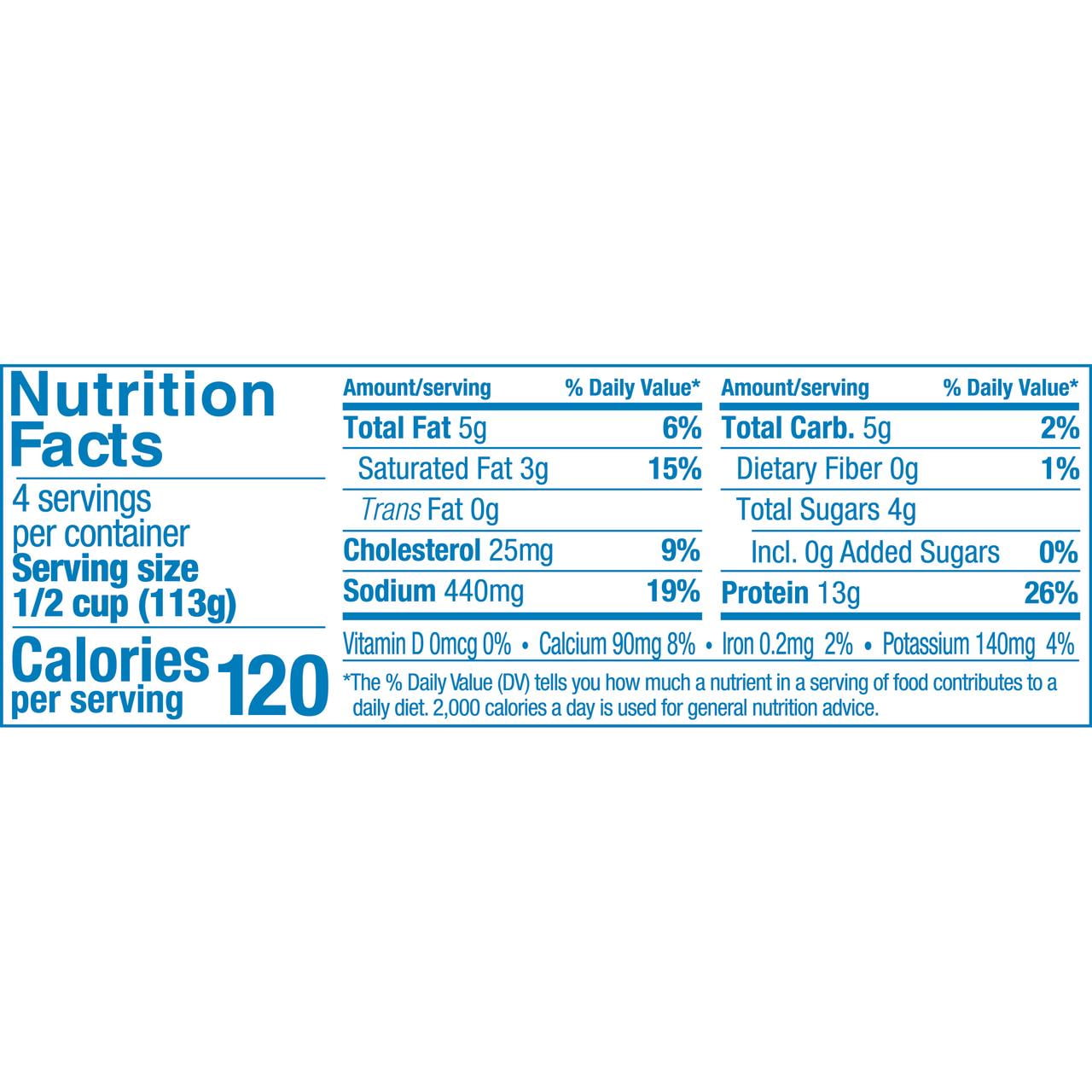 Hood 4% Cottage Cheese Small Curd with Chive, 16 oz