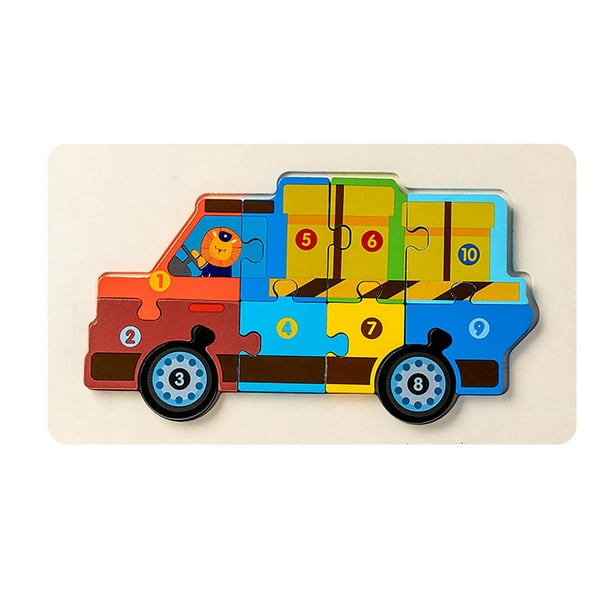 Vehicle Shape Wooden Puzzles For Toddlers Cute Wooden Puzzles And