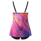 thumbnail image 4 of WILLBEST Traje de Baño de Dos Piezas para Mujer, con Pantalones Cortos, Talla Grande, Estampado, Espalda de Tiras, conjunto, 4 of 5
