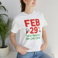 thumbnail image 4 of Feb 29 Leap Day, Bella & Canvas, Unisex Cotton Short Sleeve T-Shirt, S-3XL, 4 of 5