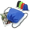 thumbnail image 1 of CNKOO Outdoor Travel Polyester Cloth Dustproof Drawstring Bag Backpack Storage Pouch, 1 of 8