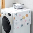 thumbnail image 4 of Clearance Refrigerator Dust Protector Cover with Large Storage Pockets, Decorative Appliance Shield, Cloth Accessories for Kitchen Appliances, Dishwashers, and Microwaves, 70.9 x 23.6 Inches, 4 of 7