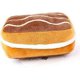 thumbnail image 3 of YOITEA - Juguete de peluche chirriante para perros: 2 piezas con diseño de comida, juguete para la dentición de cachorros, juguete masticable para mascotas, interactivo, portátil y agresivo., 3 of 5