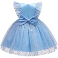thumbnail image 2 of Toddler Baby Girls Princess Dress Birthday Christmas Party Ball Gown, 2 of 6