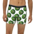 thumbnail image 2 of Picia Happy Watermelon Pattern Men's Athletic Long Leg Briefs , Performance Stretch Underwear，Moisture-Wicking, 2 of 7