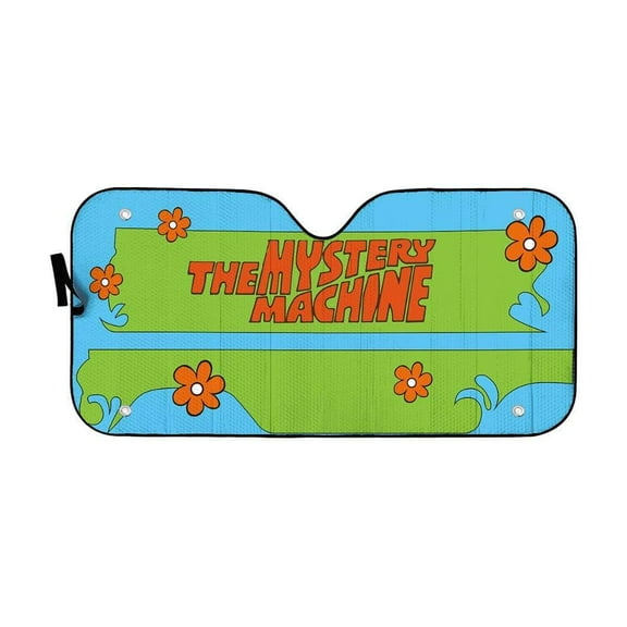 3D Inspired Mystery Vehicle Windshield Sunshade Universal Fit For Cars And Trucks