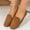#079-Brown, variant on Women's Fashion Casual Slip-On Loafers – Comfortable Flat Shoes with Versatile Year-Round Solid Color Design for Daily Wear