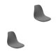 thumbnail image 1 of Monstrate Funda gruesa para silla, Protector de asiento atractivo, muebles elásticos, funda extraíble, funda para cocina, habitación, oficina, gris Gris oscuro 2piezas Monstrate CBP440030, 1 of 6