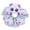 Panda, variant on ScrunchMiez Giantz - Puppy 6" Scrunchie - Transforms From Hair Scrunchie to Plush Friend & Backpack clip!