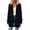 Black, variant on Fashionable Women's Knitted Cable Cardigan Sweater Mid-Length Twisted Rope Cardigan Coat for Fall and Winter, Cozy and Warm, Winter Clothes for Women,Beige,M