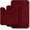 Maroon, variant on Bathroom Rugs Sets 3 count, Soft Absorbent Memory Bath Mats Set, Dry Bath Mat, Machine Washable Bath Rug Set for Bathroom (Maroon)