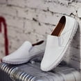 thumbnail image 5 of Big Size Men's Casual Loafers Slip On Leather Shoes Lightweight Driving Shoes Moccasins Classic Penny Loafer Flats Boat Shoes, 5 of 10