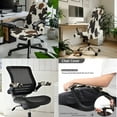 thumbnail image 2 of HELLHERO Cow Print Office Chair Cover Set, Easy to Clean Computer Chair Slipcover with Armrest Cover, Soft High Back Office Chairs Covers, 2 of 6