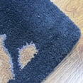 thumbnail image 4 of Rugsotic Carpets Hand Tufted Wool Eco-Friendly Area Rugs - 4'x6', Rectangle, Blue, Modern Contemporary Design, High Pile Handmade Anti Skid Rugs for Living Room, Bed Room (K00522), 4 of 9