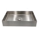 thumbnail image 1 of Ovalin Lavabo Rectangular Rubinett Acero Inoxidable 304 Satinado Lujo, 1 of 5