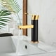 thumbnail image 2 of Grifos para lavabo Grifos para grifos Grifo espacial de aluminio negro Grifo para lavabo sobre encimera Grifo para lavabo, 2 of 4