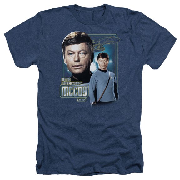 Star Trek - Doctor Mccoy - Heather Short Sleeve Shirt - Small