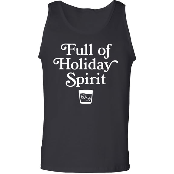 Full Of Holiday Spirit Adult Tank Top