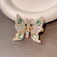 thumbnail image 1 of Pinza de pelo de mariposa con pedrería móvil para mujer - Horquilla 3D con alas aleteantes, 2,17 x 1,57 pulgadas, accesorio para el pelo para bodas y fiestas, 1 of 5