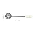thumbnail image 4 of Baohd Stainless Steel Rotatable Tea Infuser Polished Washable Portable Reusable Mesh Strainer Indoor Kitchen Filter Kitchenware White, 4 of 6