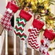thumbnail image 4 of Calcetines navideños de Papá Noel, muñeco de nieve, alce, bolsa de regalo de dulces, adorno colgante, 4 of 4