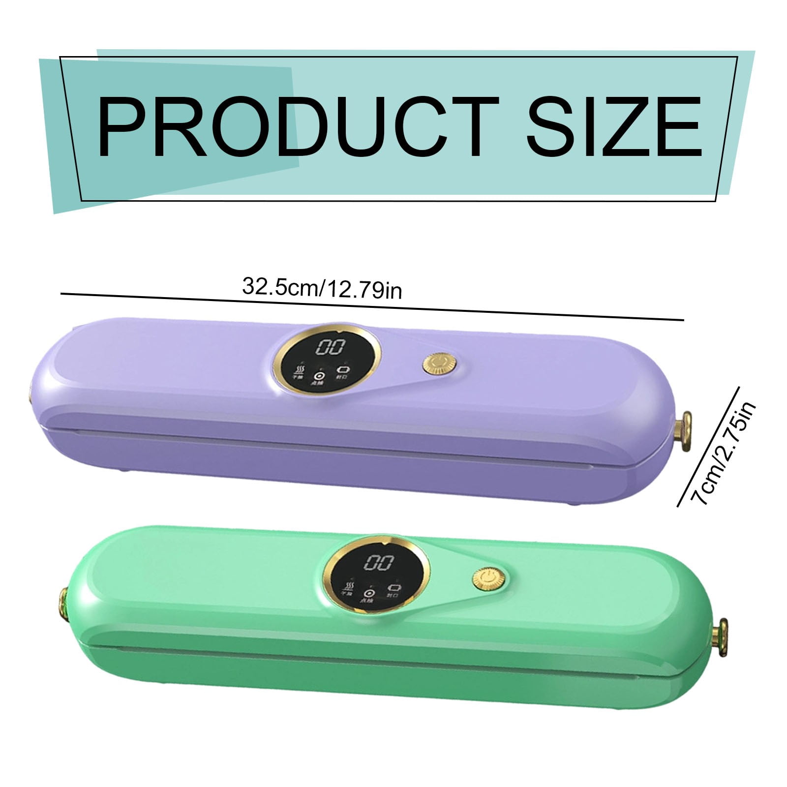 Automatic Food Vacuum Sealer Machines With 10 Free Bags, Food Sealers Vacuum Sealing Systems Dry Wet Food Sealers for Food Preservation Meal Prep,60kPa Strong Suction One-Touch Operation,Purple