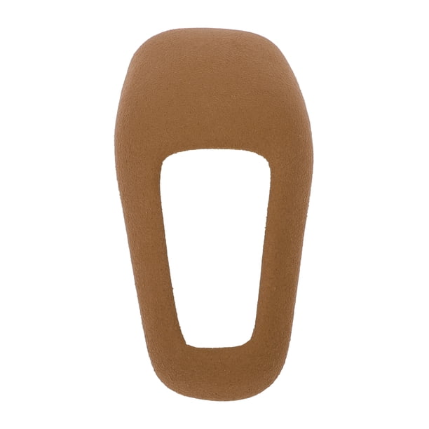 Cubierta del pomo de cambio de marcha Unique Bargains para Porsche Cayenne 2018-2025, protector de trim interior impermeable, decoración marrón, 1 pieza