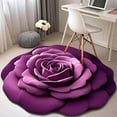 thumbnail image 1 of Floral Plush & Diatomaceous Earth Floor Mat, 3D Visual Flower Shaped Diatom Mud Floor Rugs, Realistic Pattern Non-Slip Absorbent Mat for Bedroom, Kitchen, Living Room, 1 of 8
