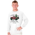thumbnail image 4 of Farm Fresh Christmas Tree Truck Long Sleeve TShirt Men Women Brisco Brands S, 4 of 6