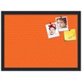 thumbnail image 2 of PinPix ArtToFrames 20x14 Custom Cork Bulletin Board    Poster Board Has a Fabric Style Canvas Finish, Framed in Satin Black (PinPix-517), 2 of 5