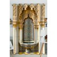 thumbnail image 1 of EREHome Moroccan Architecture Design Blackout Window Curtain Drapery Panels 52x84 inch one Piece, 1 of 1