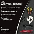 thumbnail image 2 of Narwhal Dart 20-Piece Accessory Kit with 6 Dart Flights, 6 Replacement Shafts, & 8 Flight Protectors, 2 of 6
