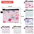 thumbnail image 3 of DSstyles Coin Purse, Pads & Tampons Bag for Women, Teens, Girls (5 x 4.5 inches, 6-pack), 3 of 8