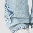 thumbnail image 5 of Zanarzt Girl's Graphic Baggy Jeans Y2k Kids Girls Jeans Distressed High Waist Baggy Denim Wide Leg Pants Trousers Light Blue,7-8 Years, 5 of 8