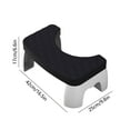 thumbnail image 3 of WNFJR Squatting Toilet Stool for Adults, Bathroom Poop Step Potty Stool, Non-Slip Plastic Toilet Assistance Step Stool Squat Adult, Healthy Gift for Kids Seniors, 3 of 4