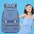thumbnail image 4 of Bolsa Mochila para estudiantes Mochila escolar impermeable Nylon para niñas adolescentes (Azul) Tmvgtek Para Estrenar, 4 of 5