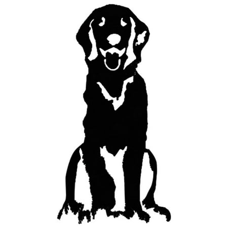 

JPLZi Metal Art Outdoor Courtyard Garden With Sausages Dog Silhouette Decoration Metal Crafts