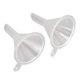 thumbnail image 5 of 2 uds Mini embudo de plástico transparente portátil multiusos para Perfumes líquidos en polvo aceites esenciales, 5 of 8