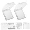 thumbnail image 4 of Homoyoyo 2 Pcs Boîte de Protection Anti-Éclaboussures pour Applique Murale pour Restaurant Balcon Matériau PC Forme Carrée, 4 of 8