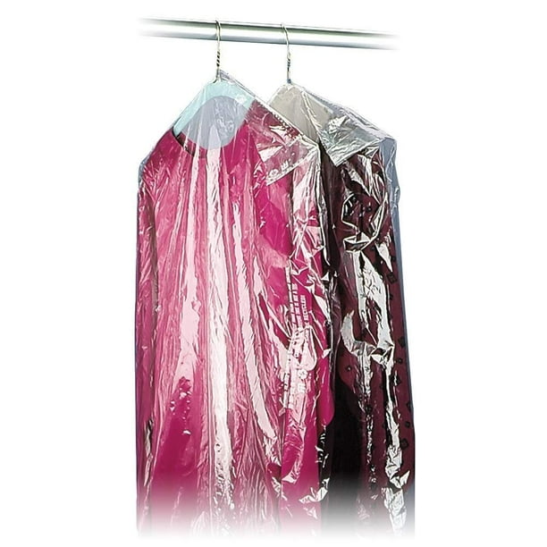 AMZ Supply 420 Pack Plastic Garment Bags 21 x 4 x 60. Transparent Dry