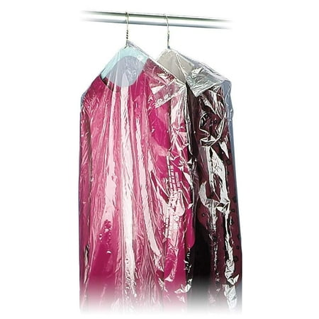 AMZ Supply 350 Pack Plastic Garment Bags 21 x 4 x 70. Transparent Dry Cleaning Bags. Garment Protective Storage Bags 5 Mil. Dustproof Cover for Wedding Gowns Poly Bags for Dry (Best Way To Clean Wedding Dress)