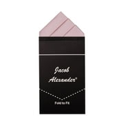 Jacob Alexander Men's Pre-Folded Triangles Pocket Square Handkerchief - Bridal