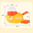 thumbnail image 6 of ABPETE Yellow Duck Cat Feeder Toy, Little Yellow Duck Cat Toy Treat Feeder, 2-in-1 Interactive Cat Toy & Slow Feeder, Cat Dog Treat Dispenser with Button (1pcs), 6 of 6