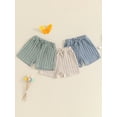thumbnail image 6 of Aojekbee Toddler Boy Girl Plain Shorts Drawstring Waist Casual Shorts Summer Loose Fitting Lounge Shorts, 6 of 10