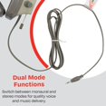 thumbnail image 4 of Auriculares Califone EH-3SV 3,5 mm Beige Gris Claro Ajustable Califone, 4 of 8