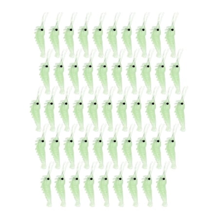 50Pcs Soft Shrimp Lures Simulation Prawns Saltwater Soft Prawns Fishing Lures Soft Shrimp Baits